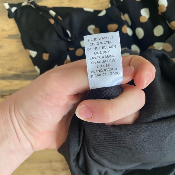 Lizard Thicket polka dot romper! Brand new never worn! Wraps around the back! - Picture 10 of 10